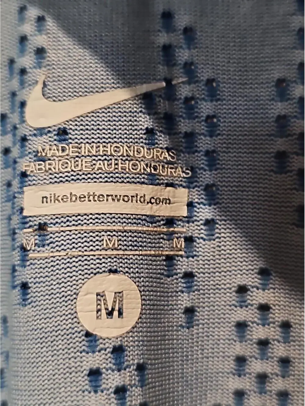 Nike Basketball Jersey Mens M Blue Boys Town #5 Team Mesh Sleeveless